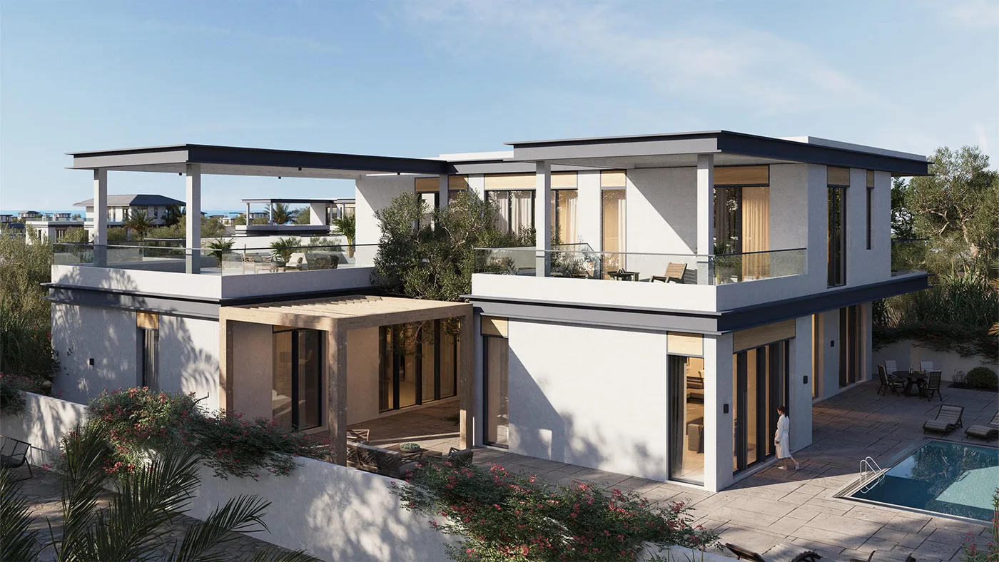 Modern Contemporary façade — Al Naseem Community, Hudayriyat Island