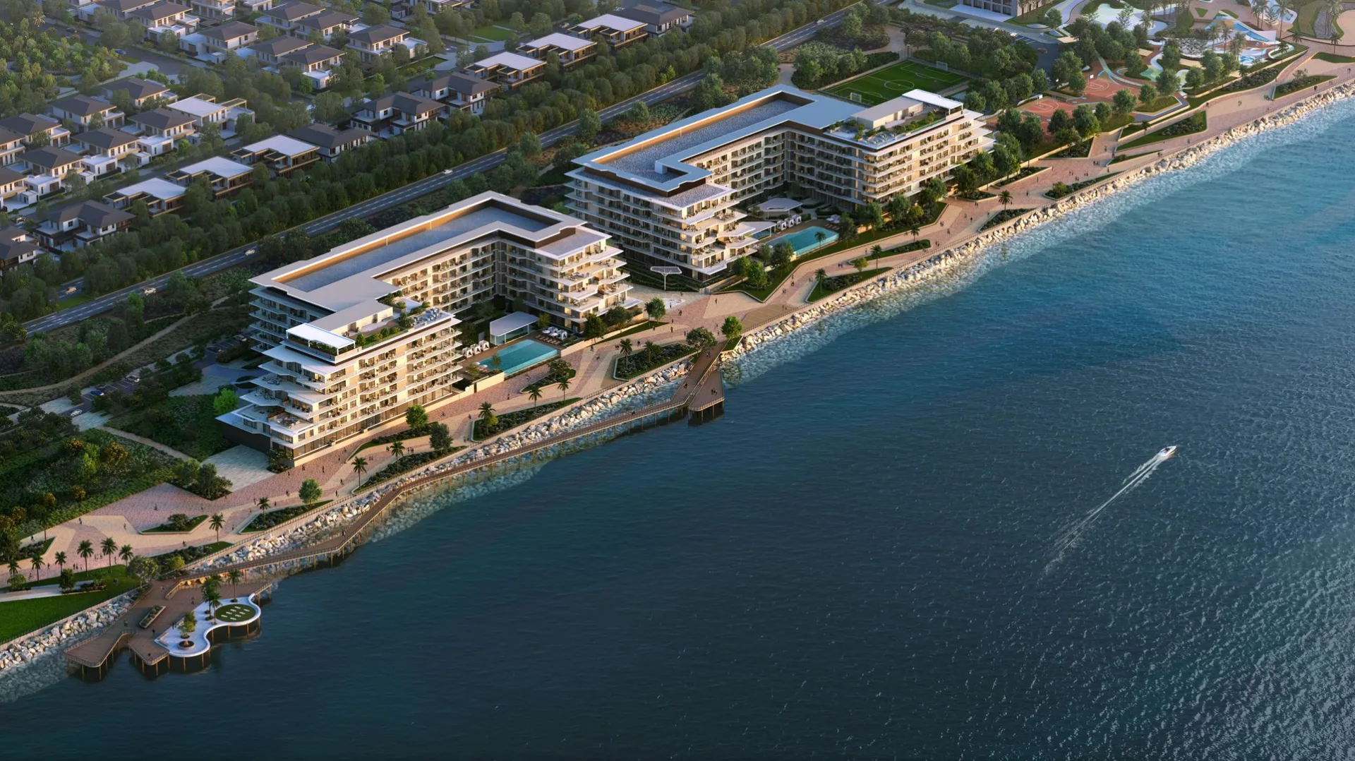 Bashayer Aerial view — Hudayriyat Island, Abu Dhabi