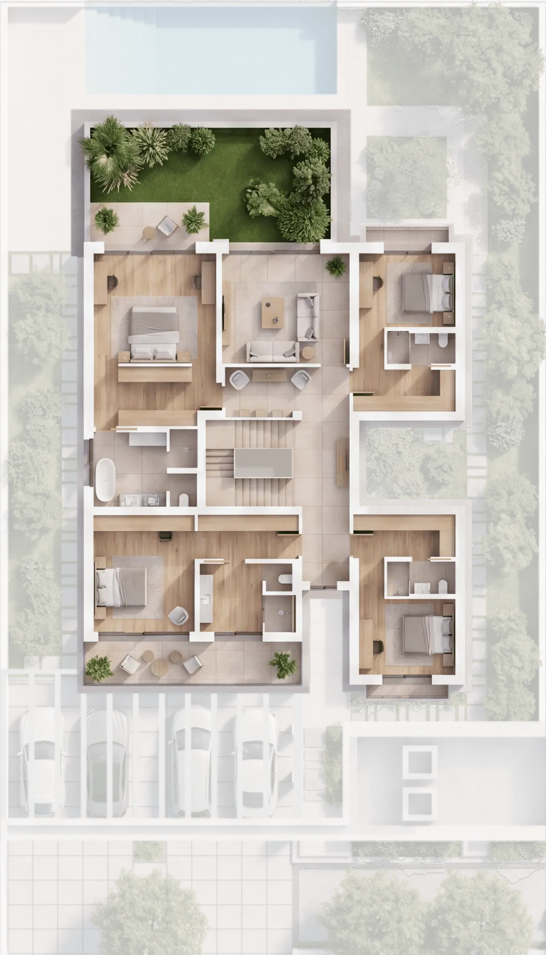 5-Bedroom Range Villas — First Floor