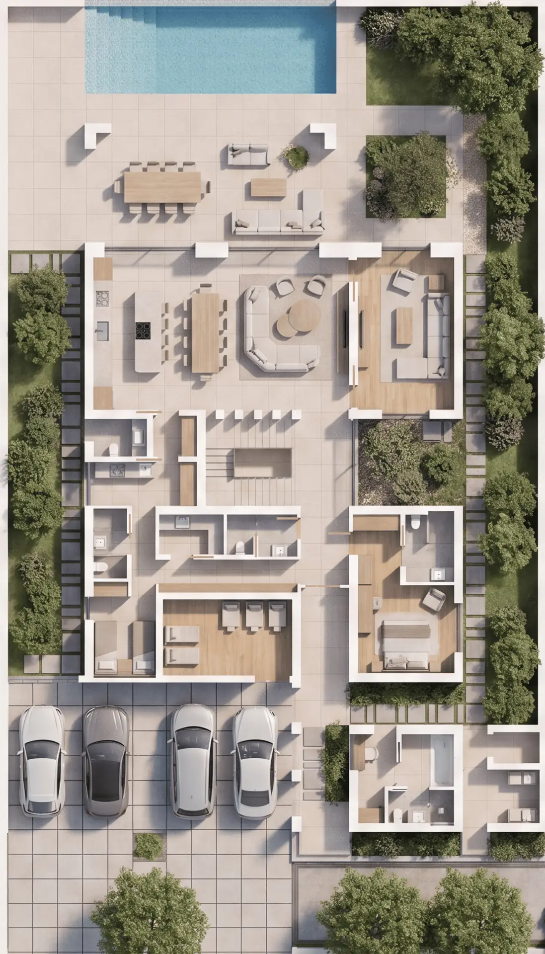 5-Bedroom Range Villas — Ground Floor