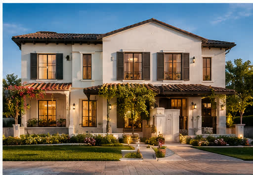 Exterior elevation — 3-Bedroom Townhomes